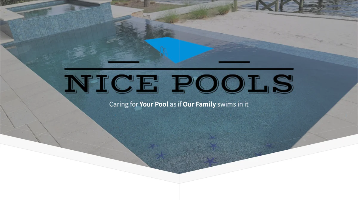 Nice Pools Homepage Screenshot